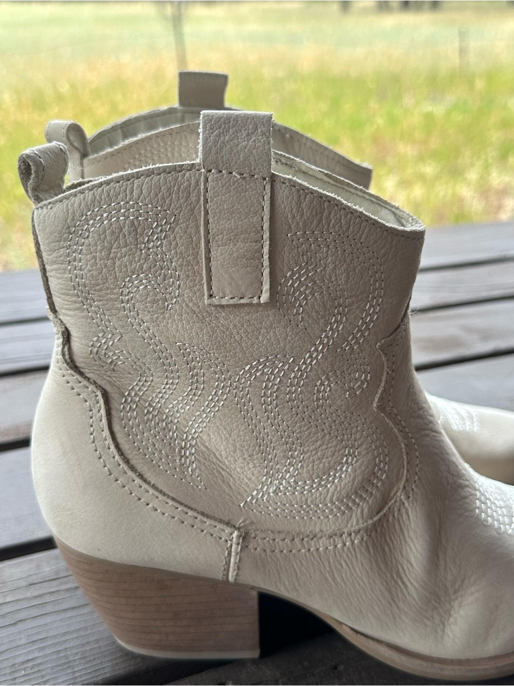 Dolce Vita Shania Western Boot in Ivory Nubuck New! - Picture 12 of 13